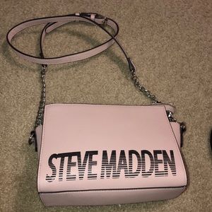 steve madden pink cross body